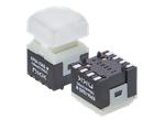 NKK Switches KP04 Illuminated Surface Mount Pushbuttons