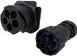 Amphenol Amphe-PRB Reverse Bayonet Plastic Connectors
