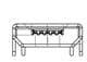 Adam Tech MCR-B-S-RA-SMT-CS5A-NF-T/R