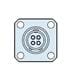 Glenair 800-012-02M8-13PN