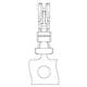 Hirose Connector DF51K-22SCF(800)