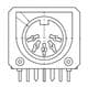 Kycon KCDX-5S-S2-PS-1