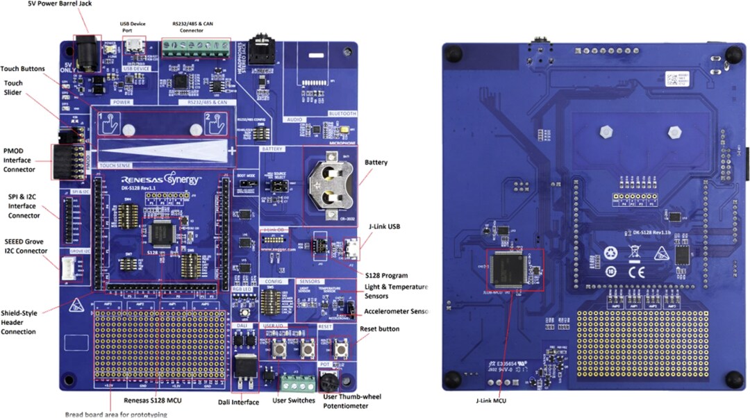Renesas Electronics DK-S128 Development Kit (RTK7DKS128S00001BU)