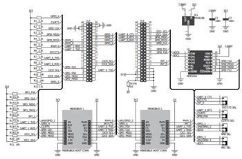 Schematic - Mikroe Intel® Joule™ click Shield