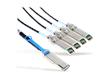 100G QSFP28 to 4x SFP28 Splitter Cables