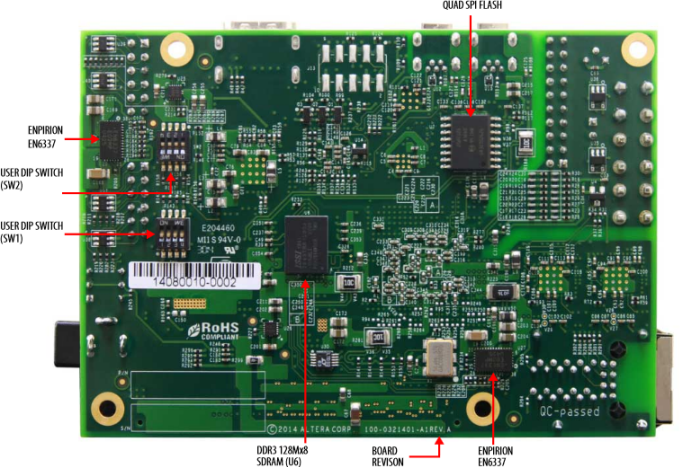 Altera DK-DEV-10M50C MAX 10 FPGA Development Board