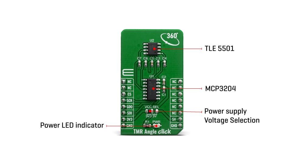 Mikroe TMR Angle Click