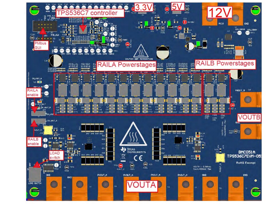 Texas Instruments TPS536C7EVM-051 Evaluation Module