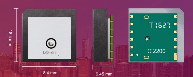 Chart - Quectel GNSS IoT Modules