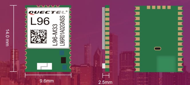 Chart - Quectel GNSS IoT Modules
