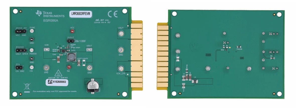 Texas Instruments LMR36503EVM Evaluation Module