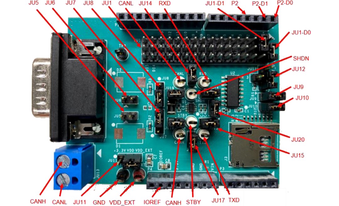 Analog Devices Inc. MAX33040 Shield Evaluation Kit (MAX33040ESHLD)