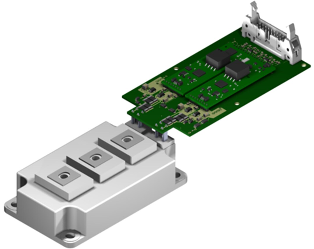 Microchip Technology AgileSwitch Module Adapter Board for 2ASC-17A1HP
