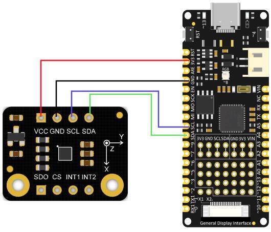 DFRobot Fermion LIS2DW12 Triple Axis Accelerometer Sensor