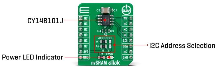Mikroe nvSRAM Click