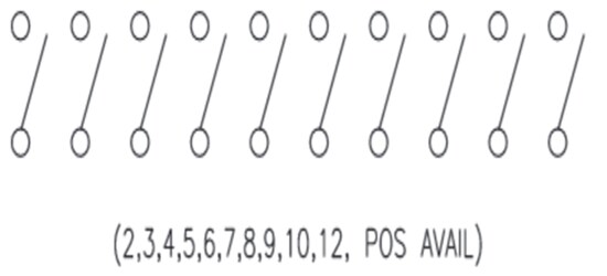 Schematic - Diptronics NDA Series DIP Switches