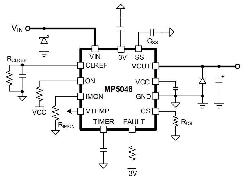 Monolithic Power Systems (MPS) MP5048 Hot-Swap Controller