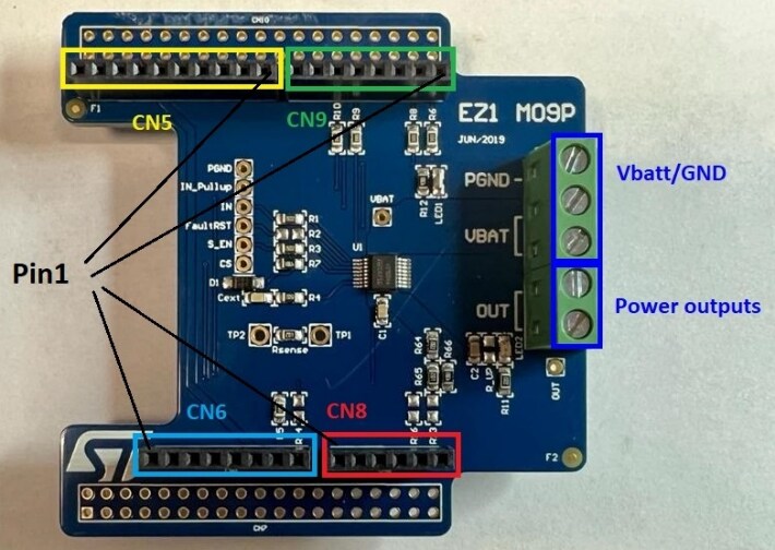 STMicroelectronics VN9004AJ Evaluation Board
