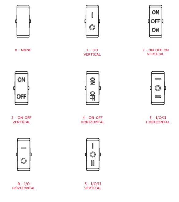 E-Switch RB3 Rocker Switches