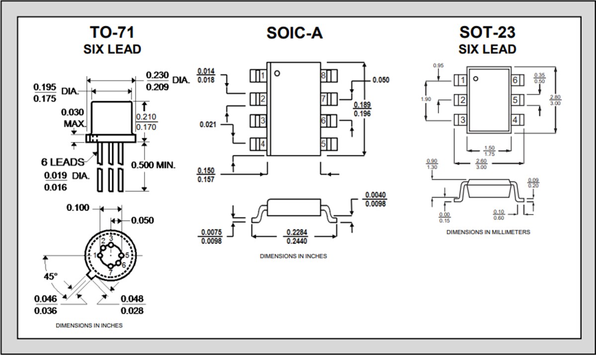 Linear Integrated Systems LSK489 Dual N-Channel JFETs