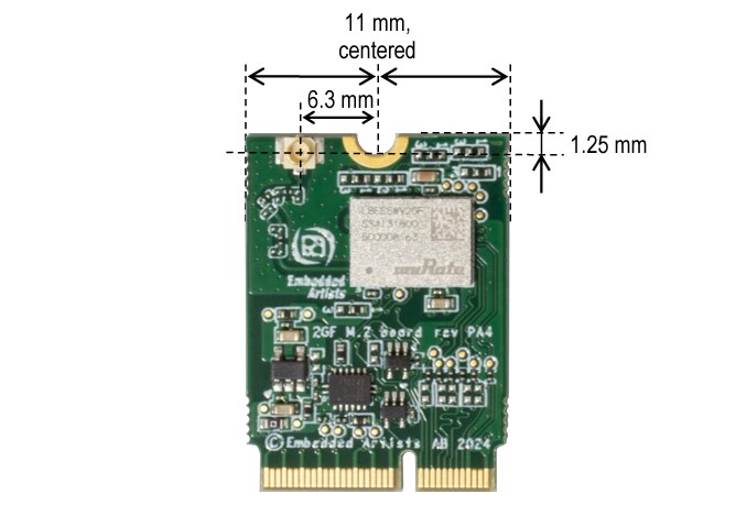 Embedded Artists EAR00497 2GF M.2 Module