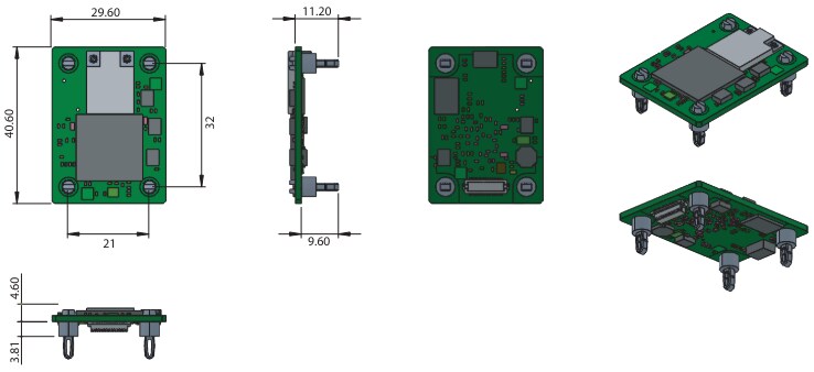 Advantech WLNNA-XX-DP551 Wi-Fi® Dual Band Embedded Modules