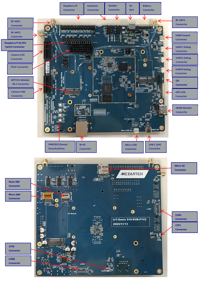 MediaTek Genio 510 (MT8370) Evaluation Kit
