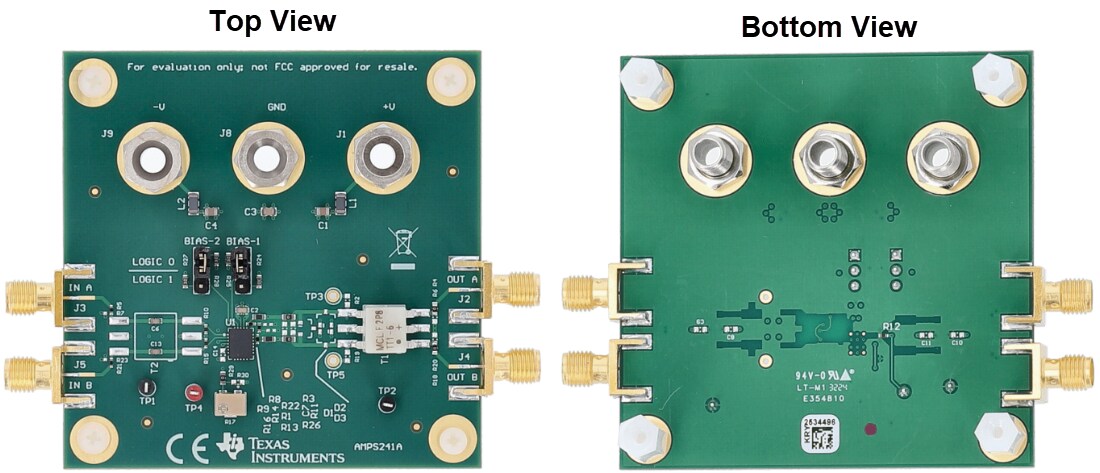 Location Circuit - Texas Instruments THS6232RHFEVM Amplifier Evaluation Module (EVM)