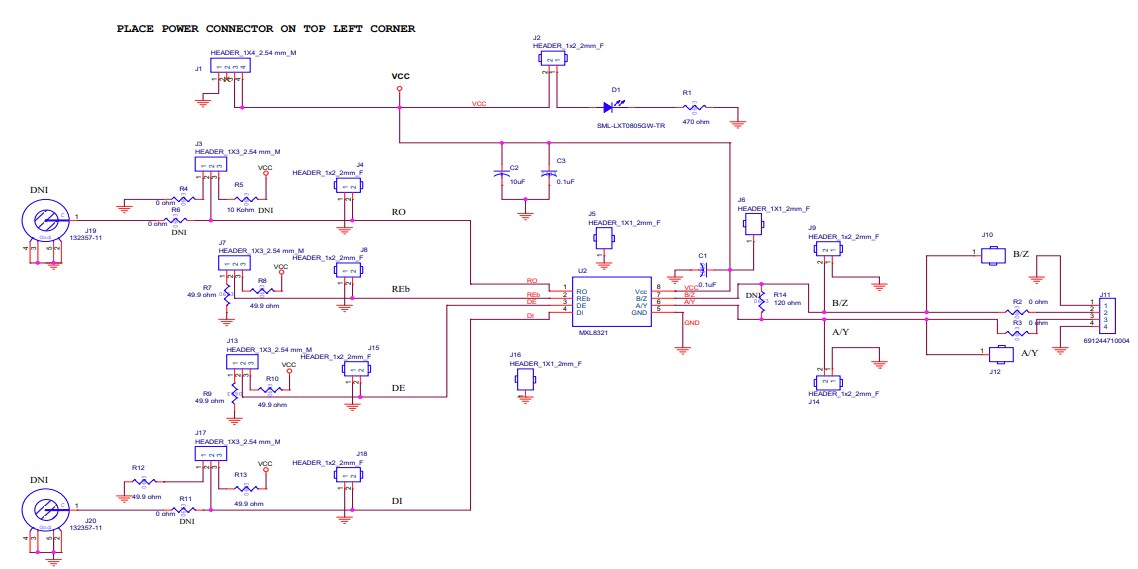 Schematic - MaxLinear MxL8321x-ADA-EVK Evaluation Kits