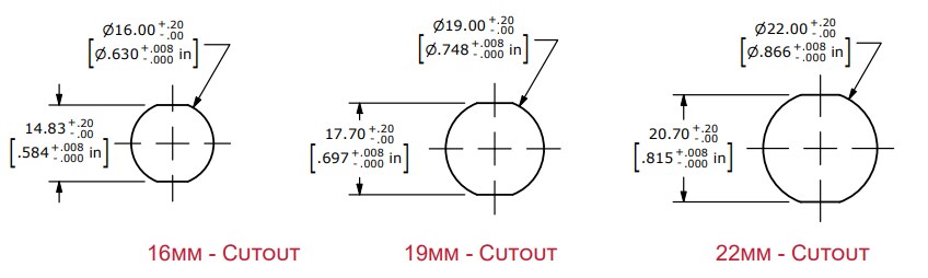 Schematic - E-Switch PZ3 Anti-Vandal Switch