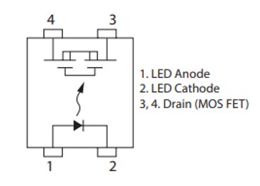 Schematic - Coto Technology CotoMOS® C2x High-Current MOSFET Relays