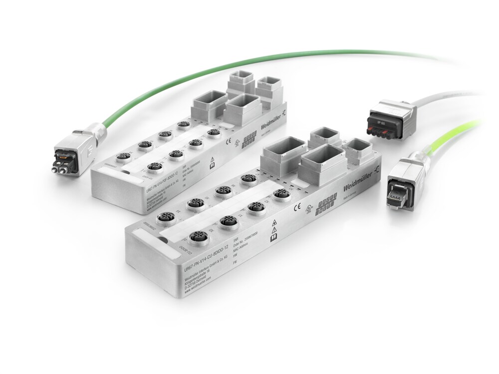Chart - Weidmuller u-remote I/O System for IP20 & IP67