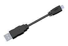 USB Type-A Standard to micro-Type B USB cable assembly