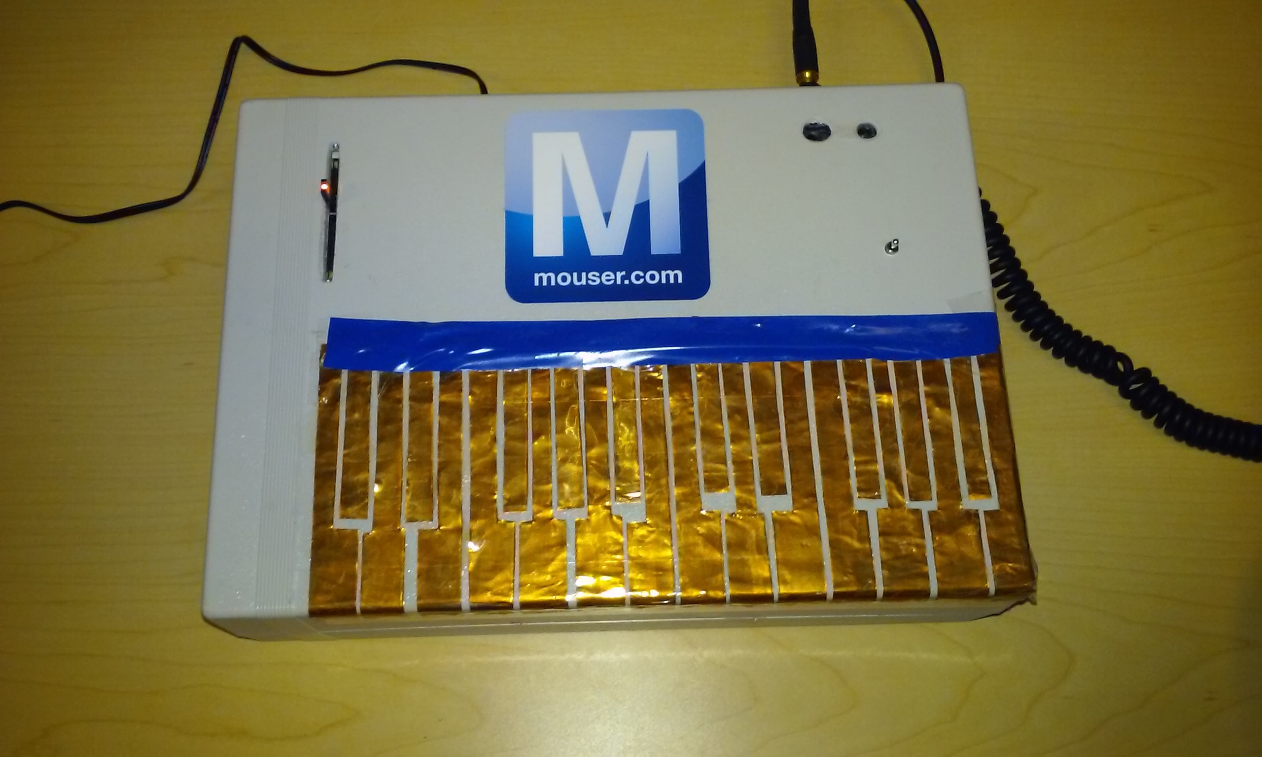 Finished Desktop Synthesizer