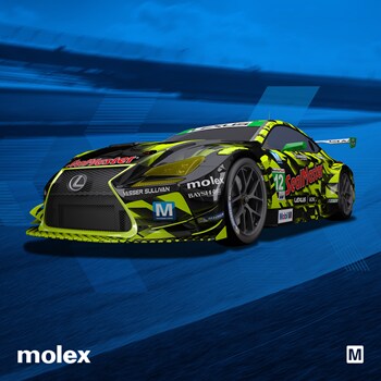 Mouser Electronics and Molex Gear Up to Support Vasser Sullivan Lexus Racing for 2025 IMSA Season