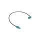 StereoLabs GMSL2 Fakra Right-Angle Cable M-F 0.5m